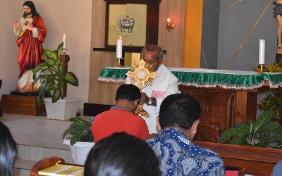 Kegiatan Ret-Ret Guru dan siswa di Kevikepan Reo