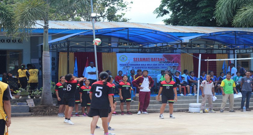 SMAK PANCASILA JADI TUAN RUMAH TURNAMEN VOLLY  DAN CATUR TINGKAT SMA SE-KABUPATEN MANGGARAI TIMUR