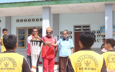 SMAK PANCASILA BORONG GELAR APEL PEMBUKAAN SONGSONG PANCAWINDU 2022